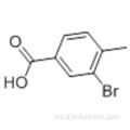 Ácido 3-bromo-4-metilbenzoico CAS 7697-26-9